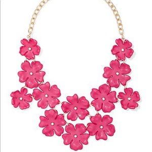 ☀️3 for 24☀️ Pink Flower Necklace